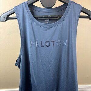 NWT Peloton Distance Cropped Muscle Tank - Blue - XL